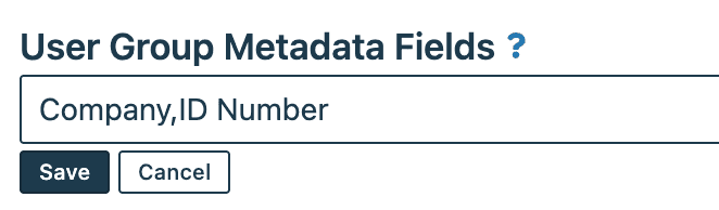 group metadata