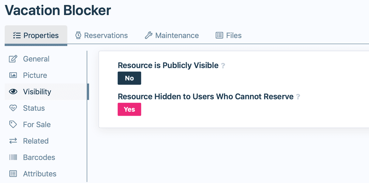 Create a Blocking Resource
