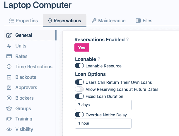 Loanable toggle switch